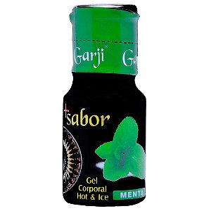 Calda Corporal com Sensação de Aquecimento - Sabor Menta (sexo oral) - Ideal para Passar no Pênis e Vagina e Retirar com Deliciosas Lambidas