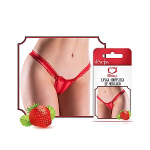 Tanga com Delicioso Aroma Afrodisíaco de Morango