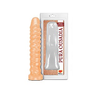 Plug Anal - Para Experiente - Macio - 21 x 4 cm - Roxo