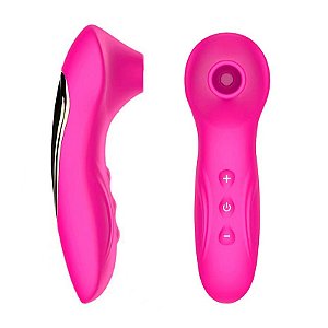 Vibrador de Sucção - 10 Modos de Pulsação - Recarregável