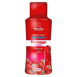 Sabonete Íntimo Feminino Refrescante Morango Paixão 200ml