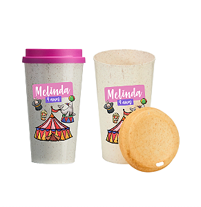 20 Copos Fibra de Arroz 550ml