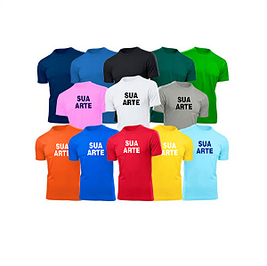 Camiseta colorida personalizada