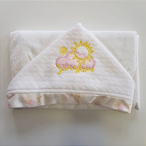 TOALHA DE BANHO SUNSHINE / BRANCO / U