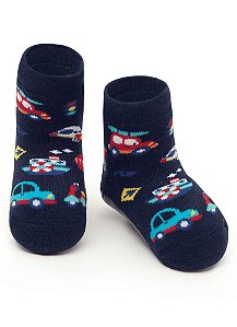 MEIA SOQUETE PANSOCKS BABY AZUL MARINHO - PUKET