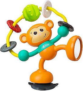 Brinquedo Interativo Macaco com Succao na Base - Infantino