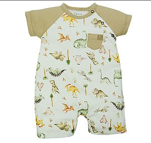 GRWMACACAO CURTO RAGLA DINOSAUR WORLD CREME - GROW UP