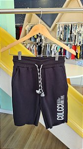 BERMUDA MOLETOM PRETO - COLCCI