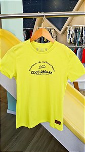 CAMISETA ESTAMPADA AMARELO ATALAIA - COLCCI