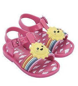 SANDALIA MINI MELISSA ROSA/ROSA/