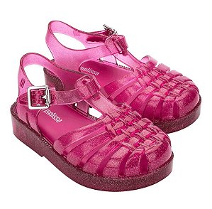 SANDALIA MINI MELISSA ROSA GLITT - PUKET