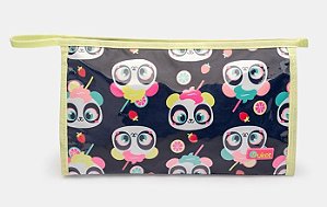 NECESSAIRE MEDIA PANDA SHAKE AZUL MARINHO - PUKET