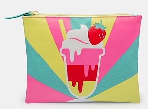 NECESSAIRE PEQUENA SHAKE VERDE AGUA - PUKET