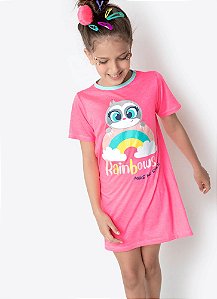 CAMISOLA TEEN ECO PREGUICA RAINBOW ROSA - PUKET