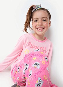 PIJAMA ML KIDS ECO KOALA PRINCESS ROSA PUKET