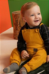 BODY CAMISA ML E JARDINEIRA LUC.BOO