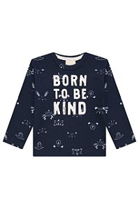 CAMISETA ML BORN TO BE KIND LUC.BOO