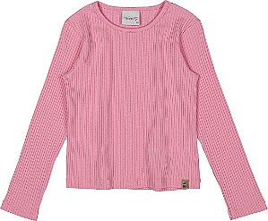 BLUSA BASICA ROSA BARBIE MOMI