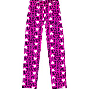 LEGGING FEMININA PINK NEON COM PRETO  KYLY