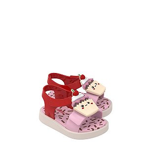 SANDALIA  MINI MELISSA BB ROSA/VERME MINI MELISSA