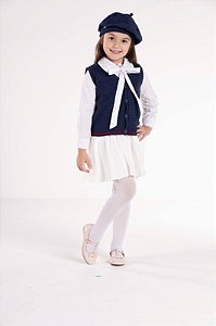 SAIA INFANTIL REBECA  OFF WHITE MINI LADY