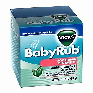 Pomada Descongestionante Vicks Baby Rub