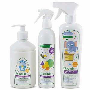 Kit Necessaire Casa com 3 Produtos Orgânicos Bioclub Baby