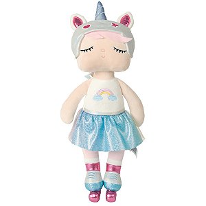 BONECA ANGELA UNICORNIO PATINADORA 33CM METOO