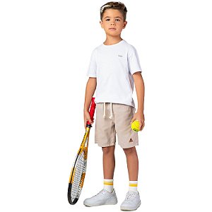 BERMUDA JOGGER EM SARJA AREIA MANIA KIDS