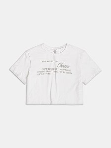 T SHIRT COM APLIQUE OFF I AM AUTHORIA