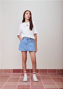 T-SHIRT HELLO KITTY ESTAMPA FRENTE E COSTAS I AM AUTHORIA