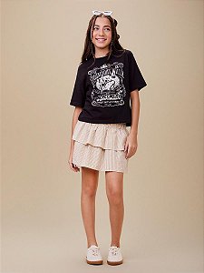 T-SHIRT PRETA MICKEY MOUSE I AM AUTHORIA