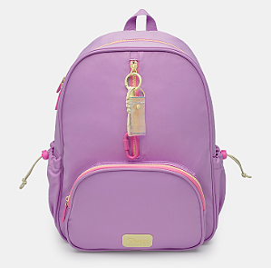 MOCHILA SEM RODINHA LILÁS LAVANDA PUKET