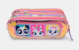 ESTOJO PEQUENO TRIPLO MULTIBICHOS BFF LAVANDA PUKET