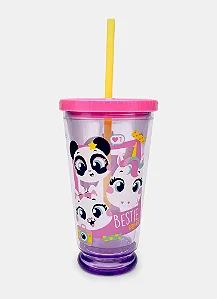 COPO LED MULTIBICHOS BFF LAVANDA PUKET