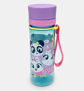 GARRAFA TRITAN MULTIBICHOS BFF VERDE ÁGUA PUKET