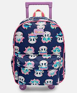 MOCHILA COM RODINHA UNI TENNIS AZUL MARINHO PUKET