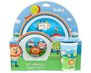 Kit Refeição Happy Friends - BUBA