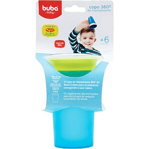 Copo com Alça de Treinamento 360 Azul - Buba Baby