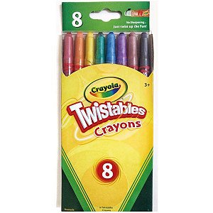 Giz de Cera Twistables 08 Cores - Crayola