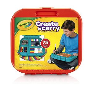 Create & Carry Estojo Vermelho - Crayola