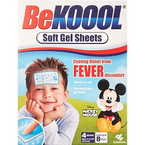 Be Kool Koool Soft Gel Sheets For Kids - Adesivo para Febre