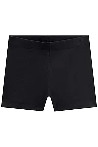 SHORTS EM COTTON PRETO KUKIÊ
