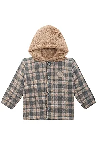 OVERSHIRT EM FLANELA XADREZ E PÊLO CARNEIRINHO LUCBOO