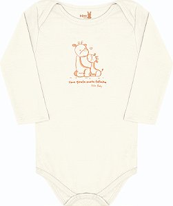 CONJUNTO BODY E CALÇA OFF WHITE GIRAFA KIKO BABY