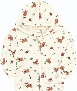 CONJUNTO BODY, CALÇA E JAQUETA URSINHO KIKO BABY