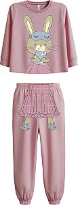 PIJAMA COELHINHO ROSA MALWEE
