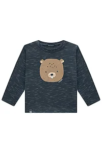 CAMISETA EM MALHA JET MARINHO LUCBOO