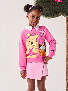 MOLETOM URSINHO POOH ROSA BIMBI