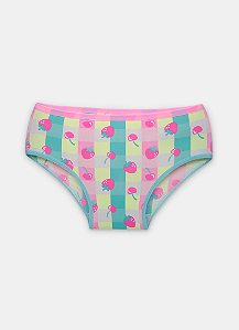CALCINHA BONECA TEEN VICHY MORANGOS PUKET